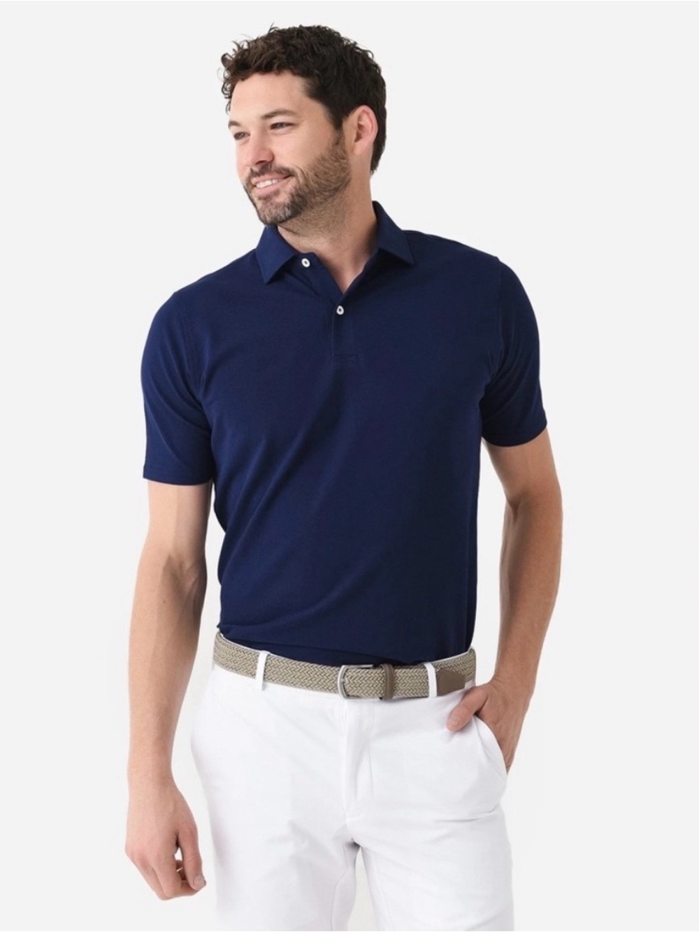 New! Holderness and Bourne The Chapman Golf Polo Shirt Tailored Fit Mens Size XL
